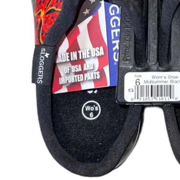 Sloggers Rain & Garden Shoes Midsummer Black Women's 6 - Picture 3 of 4